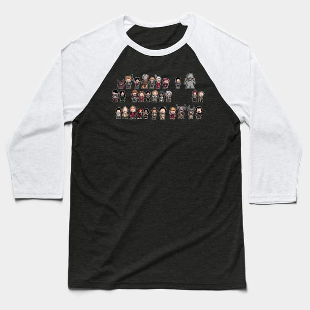 DRAGON AGE characters Baseball T-Shirt by ArryDesign